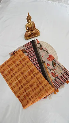 Linen Cotton Fancy Saree – Design 18