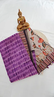 Linen Cotton Fancy Saree – Design 18