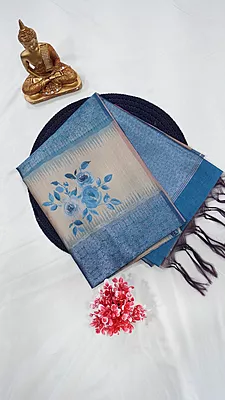 Soft Silk Fancy Saree – Design 21