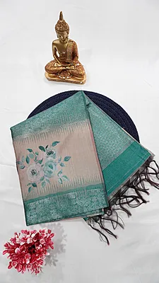 Soft Silk Fancy Saree – Design 21