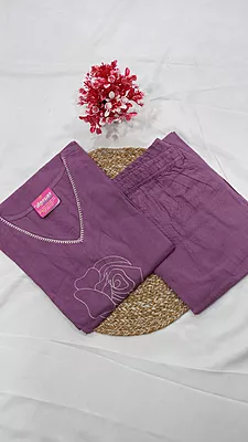 Flex Cotton Fancy Co-ord Set – Pastel Collection