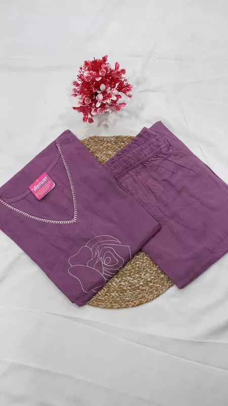 Flex Cotton Fancy Co-ord Set – Pastel Collection