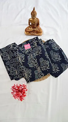 Cotton Regular 3-Piece Set – Coffee & Denim Blue