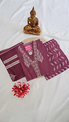 Cotton Regular 3-Piece Set – Rust Orange Collection