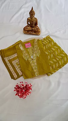 Cotton Regular 3-Piece Set – Rust Orange Collection