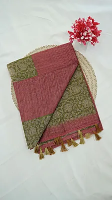 Kota Doria Fancy Saree – Contrast Collection