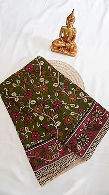 Kalamkari Cotton Regular Saree