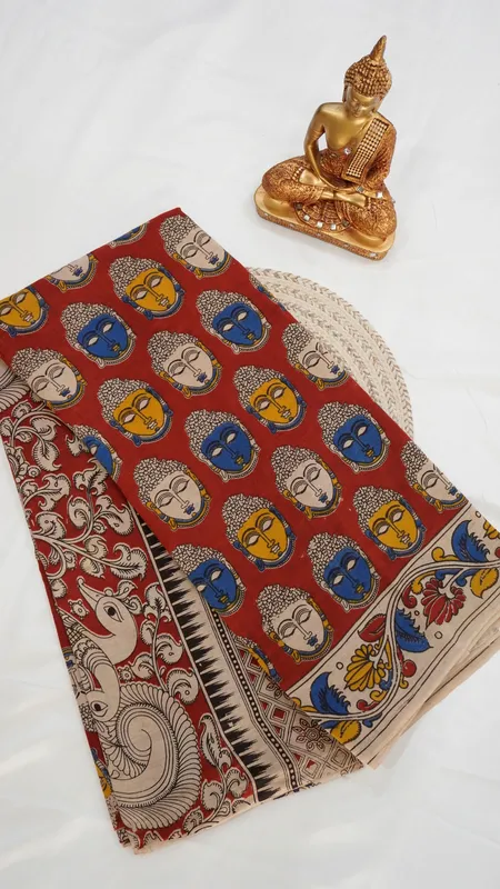 Kalamkari Cotton Regular Saree