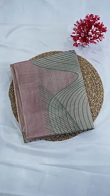 Tissue Shimmer Saree – Pastel Collections