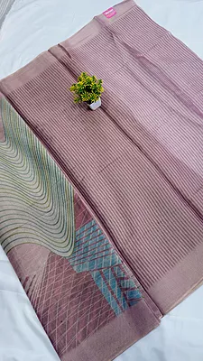 Tissue Shimmer Saree – Pastel Collections