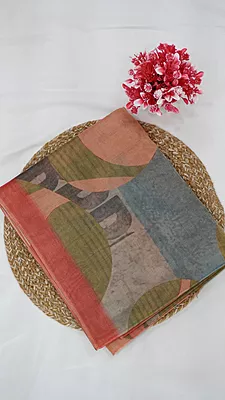 Tissue Shimmer Saree – Pastel Collection