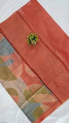 Tissue Shimmer Saree – Pastel Collection