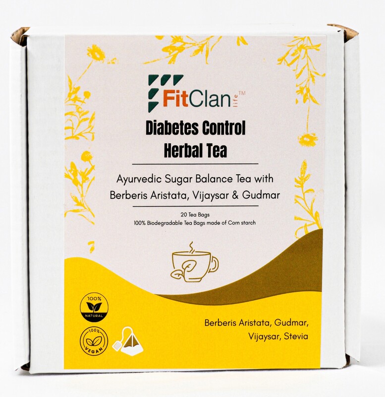 Diabetes Control Herbal Tea | Ayurvedic Sugar Balance Tea with Gudmar & Vijaysar