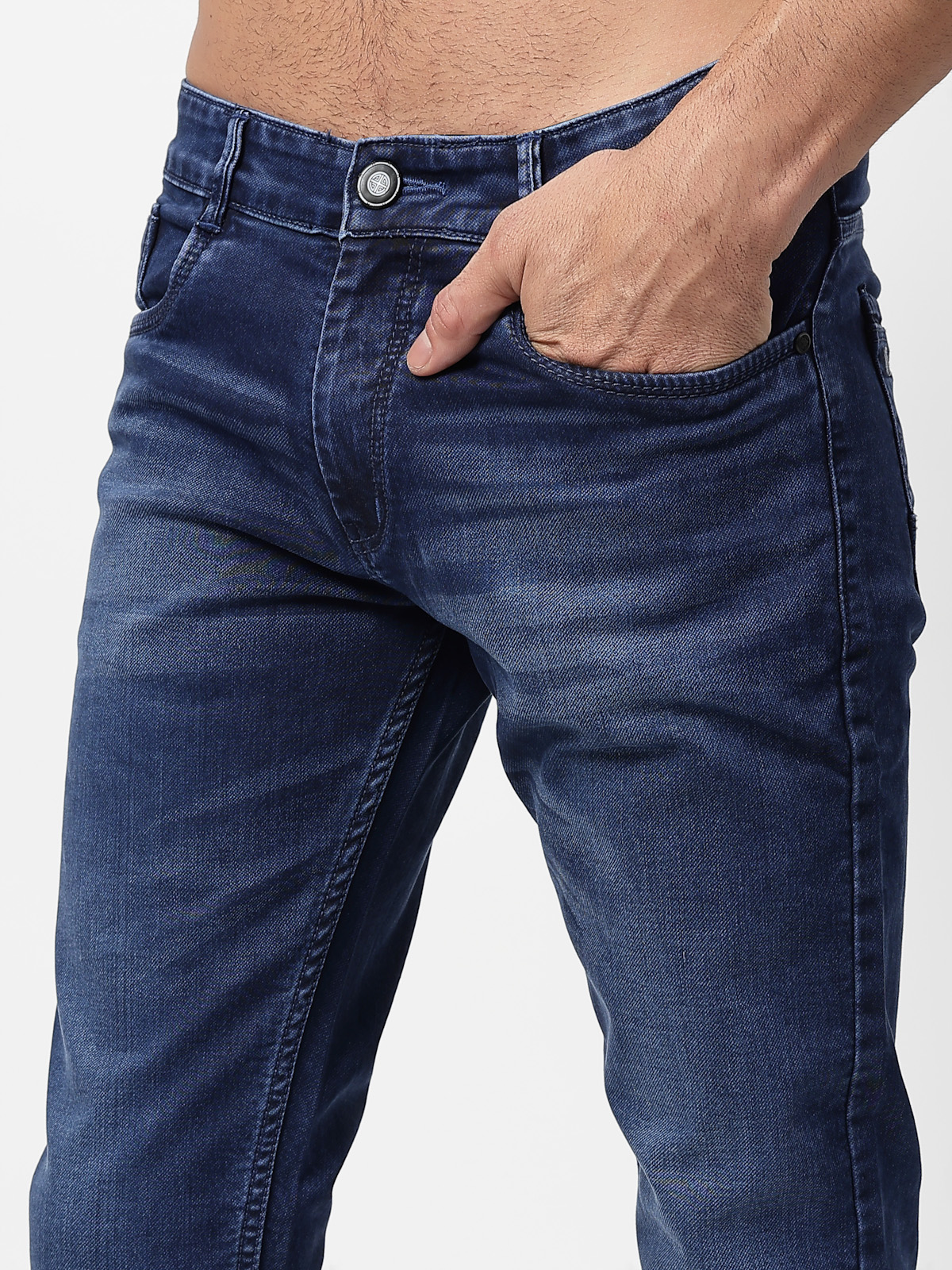 Men's Jeans regular fit dark blue