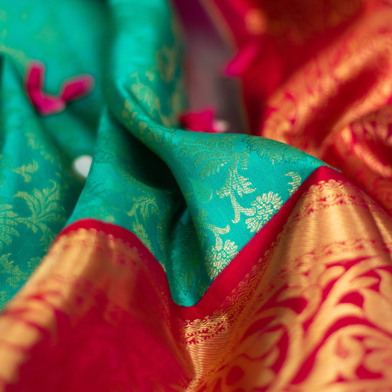 Lush Green Kanchipuram with Mullai Mottu