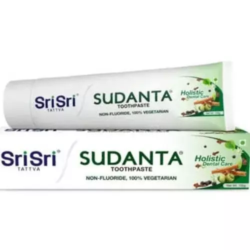 Sri Sri Tattva Sudanta Toothpaste – Ayurvedic Fluoride-Free Oral Care