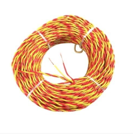 (CW28) 14/38  RED&YELLOW 2 CORE WIRE 100 METER ROLL MAHARAJA