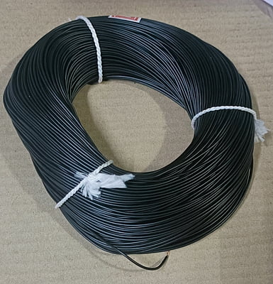 (CW33) 14/38 BLACK WIRE 200 METER COIL