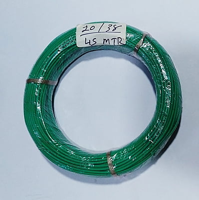 (CW39) 14/38 GREEN WIRE 45 METER COIL