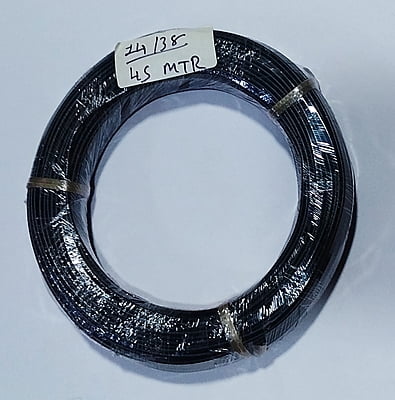 (CW41) 14/38 BLACK  WIRE 45 METER COIL