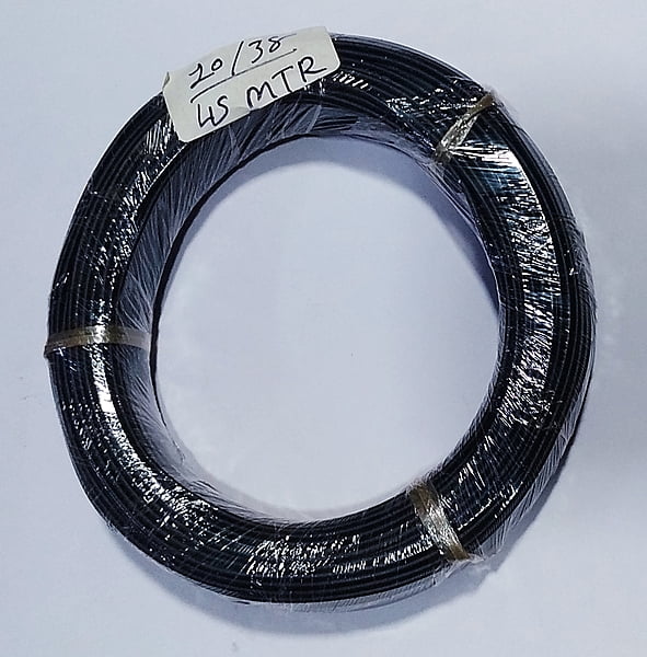 (CW44) 10/38 BLACK WIRE 45 METER COIL
