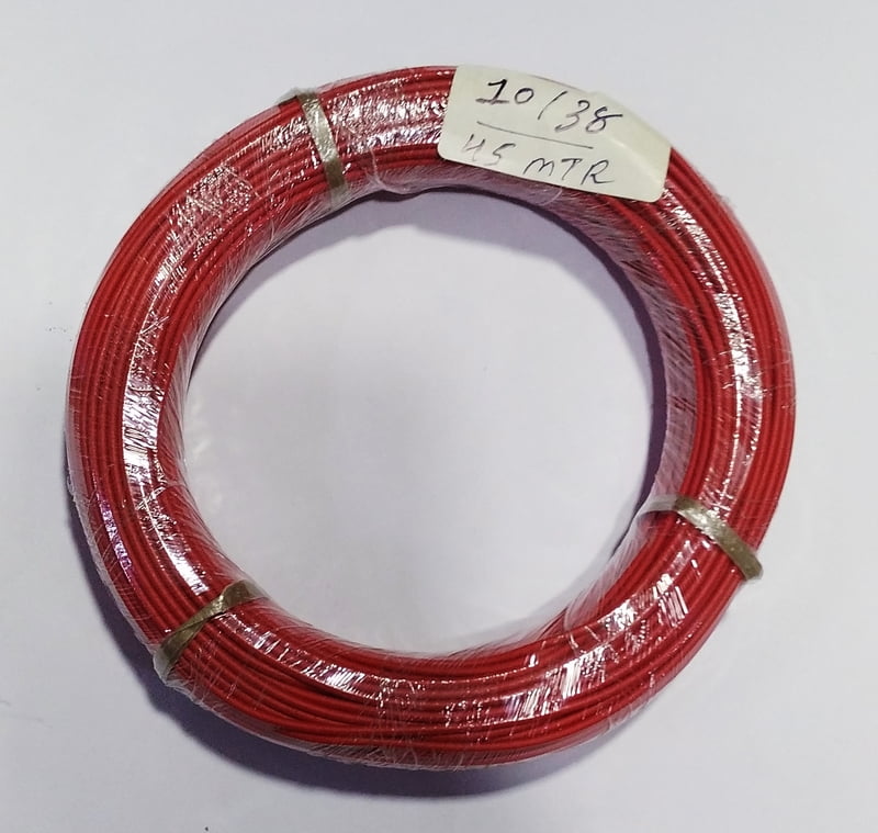 (CW45) 10/38 RED WIRE 45 METER COIL