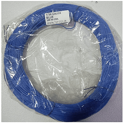 (CW51) 7/38 BLUE  WIRE 100 M COIL
