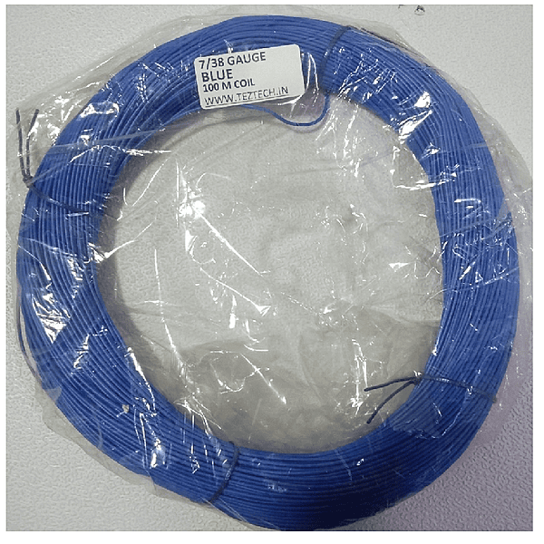 (CW51) 7/38 BLUE  WIRE 100 M COIL