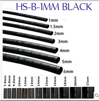(HS18) HS-B-1 MM BLACK 10 METER