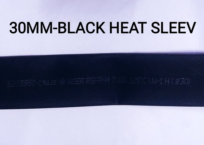 (HS1) HS-B-30MM BLACK FULL ROLL (50 METER)