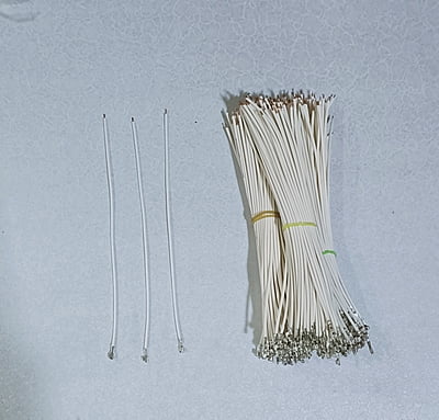 (RMCNN35) 14.38 FEMALE WHITE CRIMP WIRE (PACK OF 50)