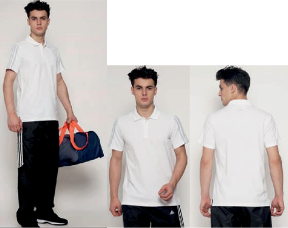 Addas Poly Cotton T-Shirt, Article No.BS0693