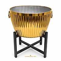 ROUND DUSTBIN GOLD LINING
