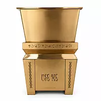 SQUARE DUSTBIN GOLD SHEET