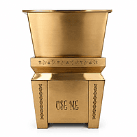 SQUARE DUSTBIN GOLD SHEET