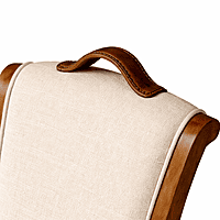 Genesis Dining Chair with Leather Handle