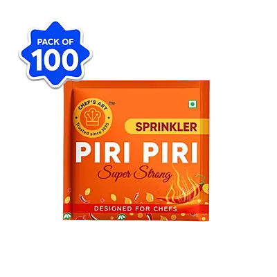 Chefs Art - Peri Peri Sprinkler Sachet (4 Grams*100 Sachets)