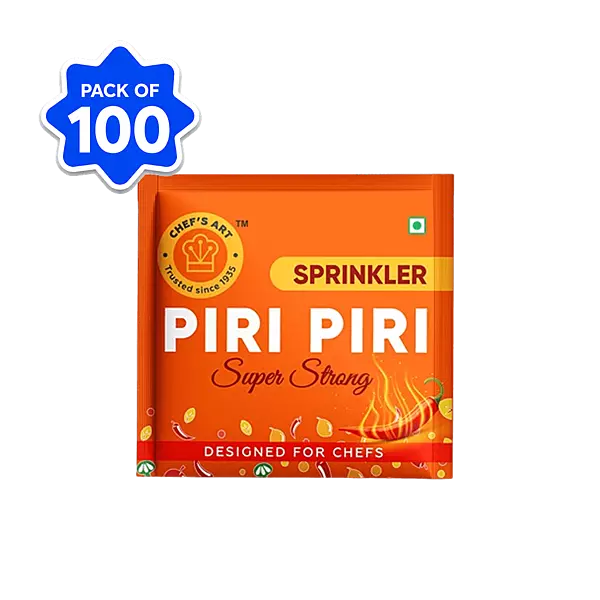 Chefs Art - Peri Peri Sprinkler Sachet (4 Grams*100 Sachets)