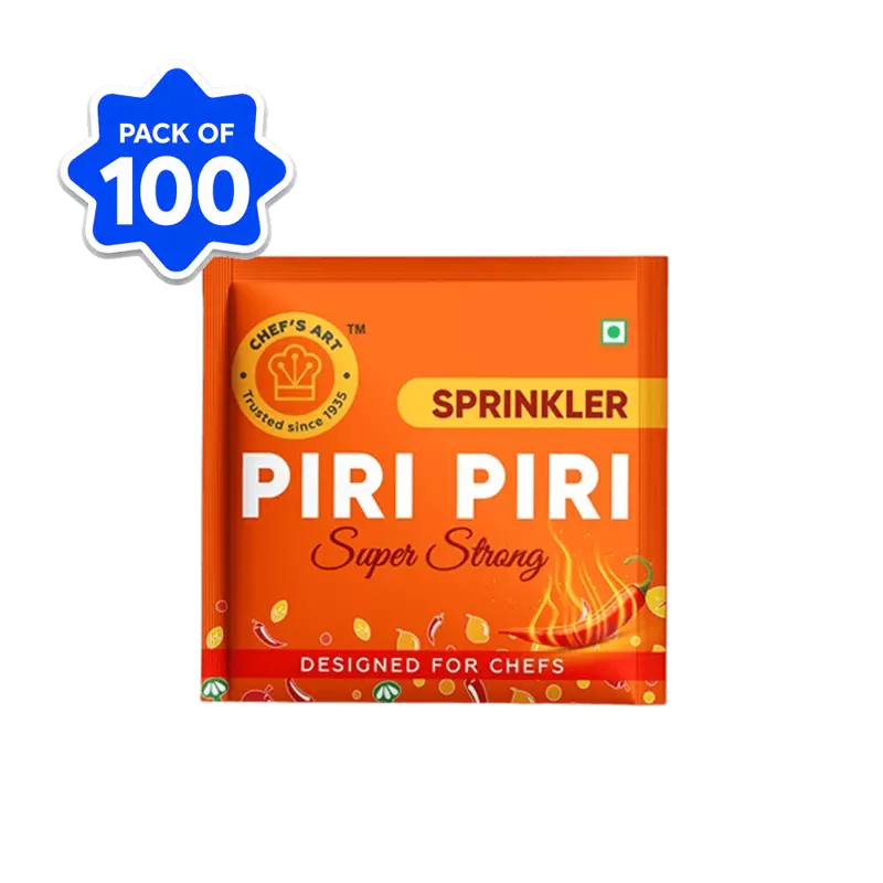 Chefs Art - Peri Peri Sprinkler Sachet (4 Grams*100 Sachets)