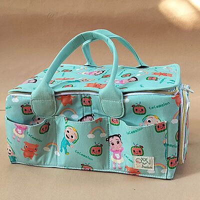 Zipper Diaper Caddy Organizer – Cocomelon Charm Zipper Diaper Caddy Organizer – Cocomelon Charm