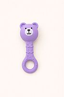 Tiny Bear - Silicone Teether and Rattle - Pack of 1