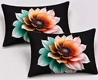 Black 7D Digital Print Bedsheet Soft, Stylish & Premium Quality Bed Sheet King-225 x 250 CM)