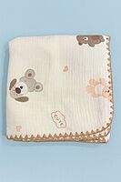 4-Layer Muslin Cotton Crinkled Blanket 100* 110cm – Assorted Designs