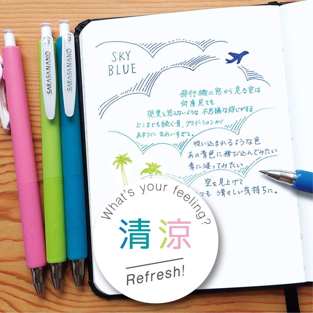 Zebra Sarasanano 4 Color Pen Set Refresh