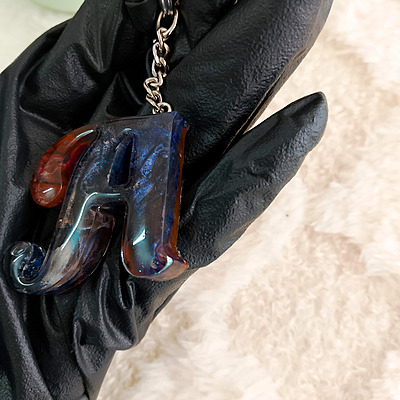 COSMO EFFECT "A" LETTER KEYCHAIN