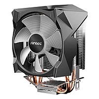 Antec A30 Neo ARGB CPU Air Cooler – 92mm PWM Fan | 2 Heat Pipes | 125W TDP | Black