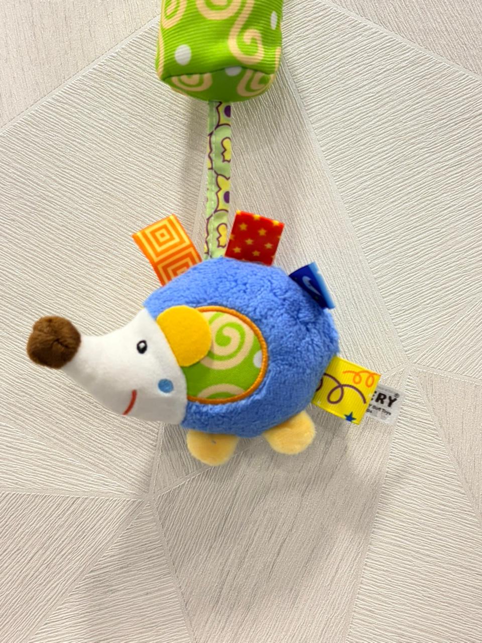 Happy Hedgehog Multi-Sensory Hanging Toy & Rattle Happy Hedgehog Multi-Sensory Hanging Toy & Rattle