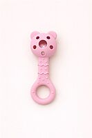 Tiny Bear - Silicone Teether and Rattle - Pack of 1