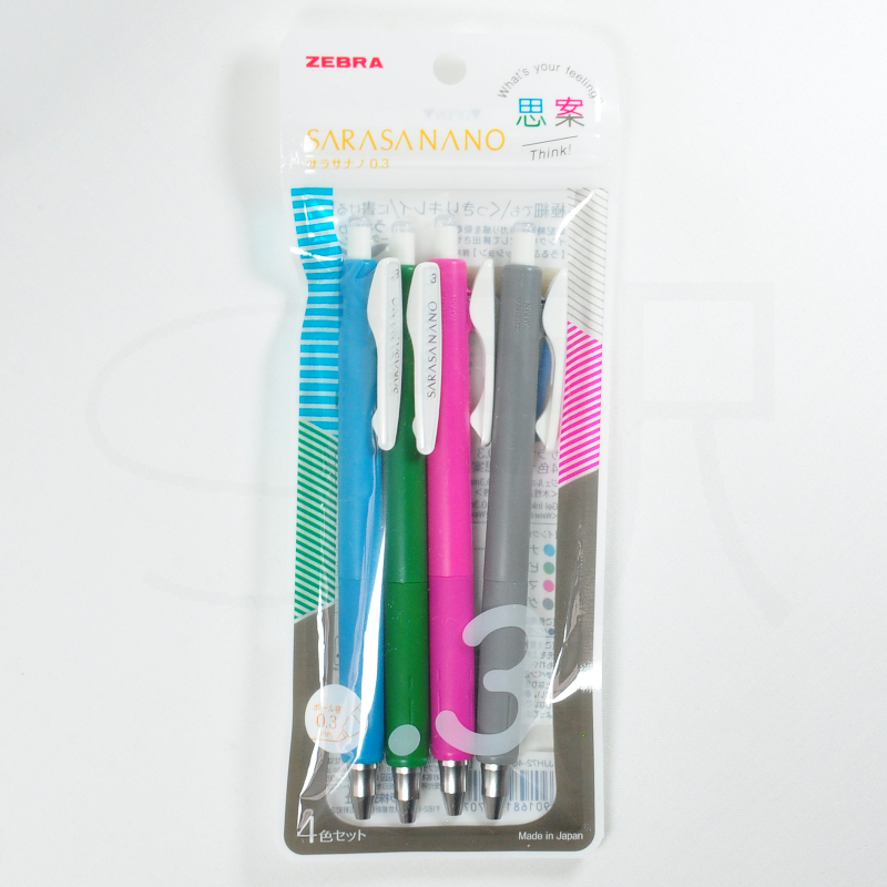 Zebra Sarasanano 4 Color Pen Set Think