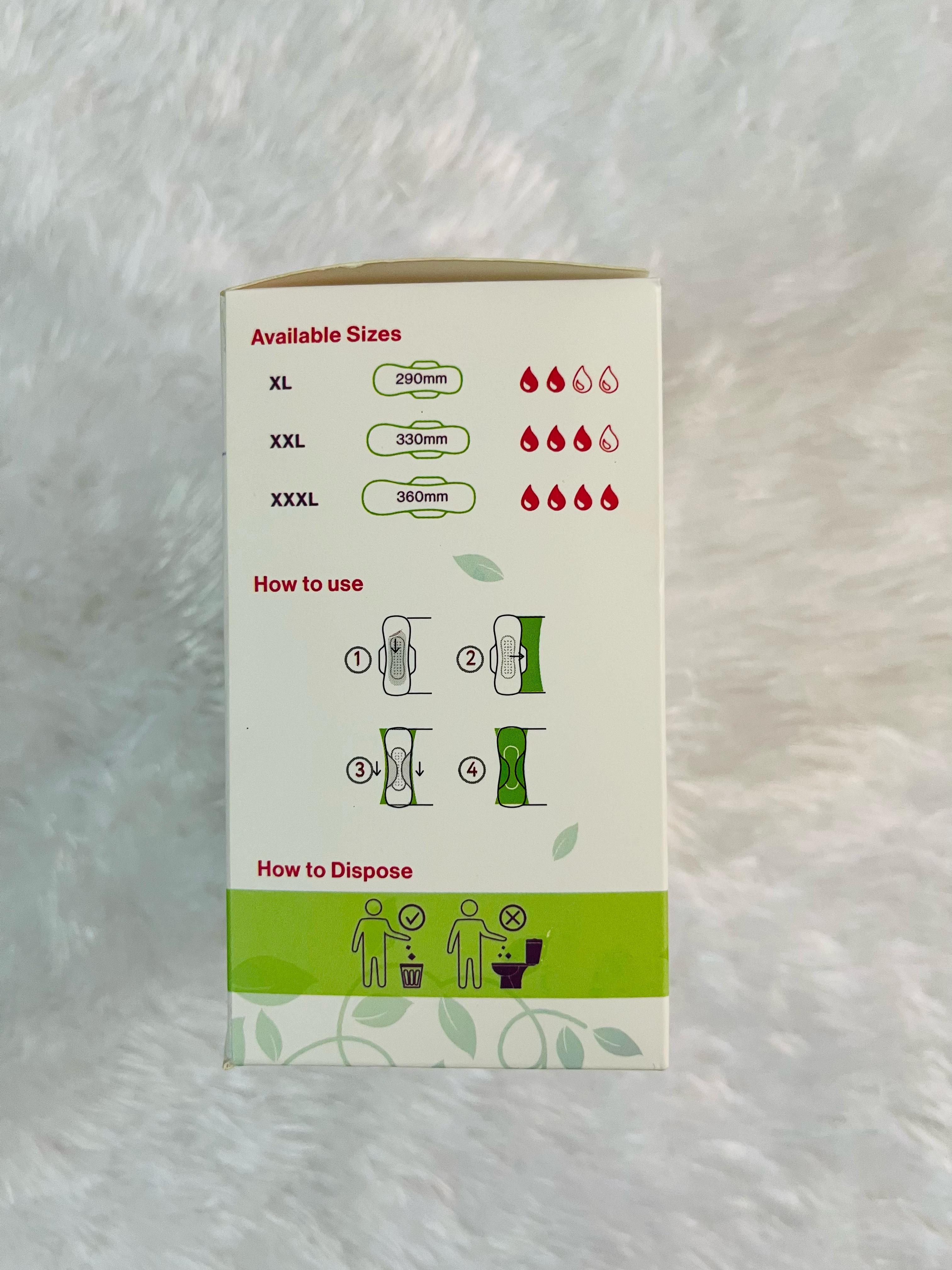 Bhumi Naturals Anion Sanitary Pads - L/ XL/ XXL/ XXXL (8 Pads pack) Bhumi Naturals Anion Sanitary Pads - L/ XL/ XXL/ XXXL (8 Pads pack)